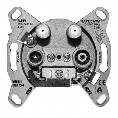 Розетка Sat-Sat-TV-FM, оконечная - DB54