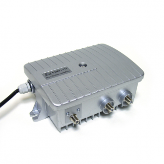 Усилитель широкополосный 39 дБ / 114 дБмкВ, с обратным каналом 30 МГц - FORO 177P (30) Усилитель широкополосный 39 дБ / 114 дБмкВ, с обратным каналом 30 МГц - FORO 177P (30)